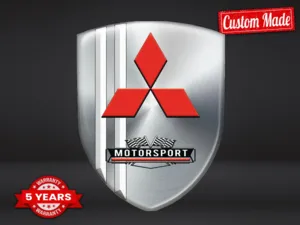 Mitsubishi Adesivi Paraurti Artigianali Resistenti Tuning Sobri